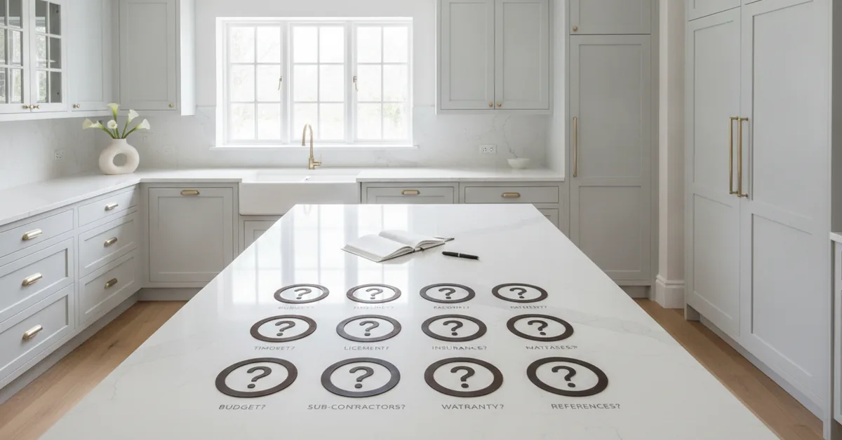 10 Essential Questions to Ask Your Contractor Before Starting a Kitchen Remodel