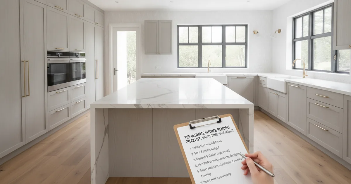 The Ultimate Kitchen Remodel Checklist: Where to Start Your Project